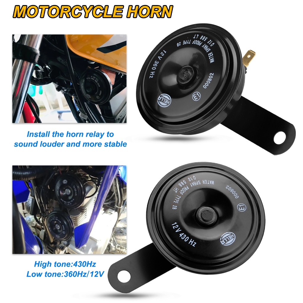 UNIVERSAL 12V รถจักรยานยนต์ HORN EX5 Y15 LC135 SRL LAGENDA EX5 C70 YAMAHA