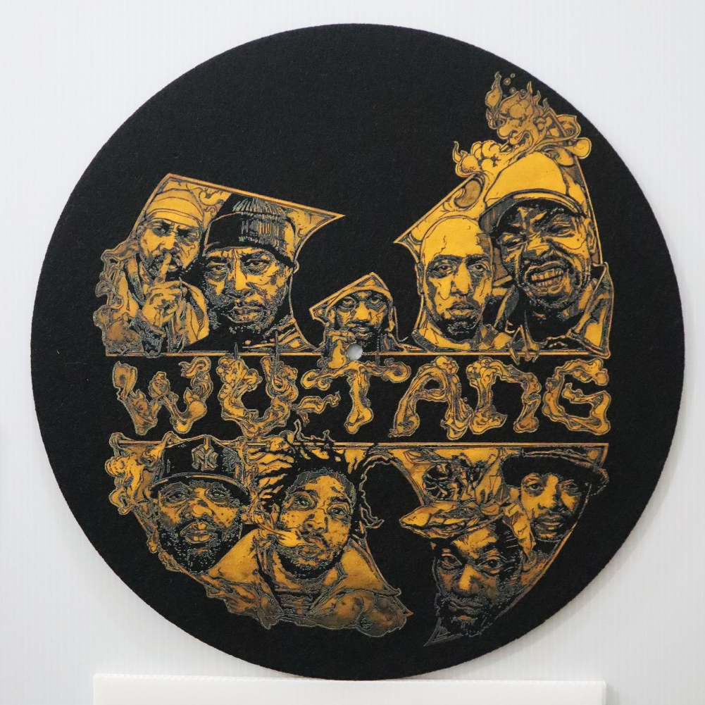 จานเสียง Slipmat [Wu Tang] สําหรับแผ่นเสียง 12 นิ้ว