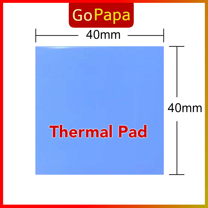 แผ่นซิลิโคนนําความร้อนแผ่นกระจายความร้อนทนอุณหภูมิสูงเสื่อกาวในตัว CPU GPU IC Cooler