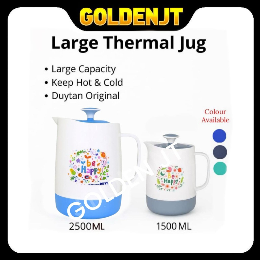 (DUYTAN) เหยือกความร้อนร้อนและเย็น / เหยือกน้ําความร้อน 1.5L / 2.5L/(DUYTAN) 保温壶冷热/保温水壶 /1.5L / 2.5L