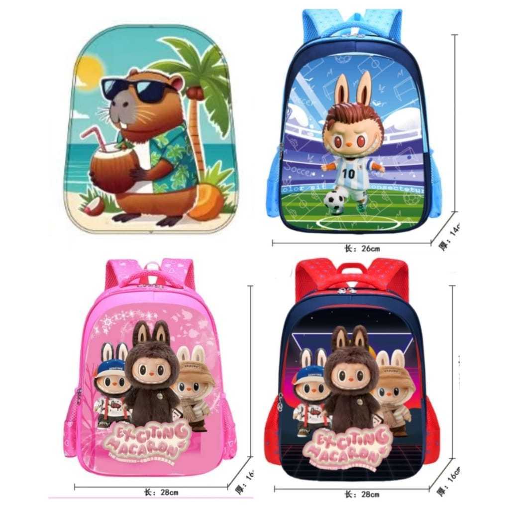 SUPERWholesale PSBAG 38cm Primary School Bag School Bag PRE School Bag TADIKA