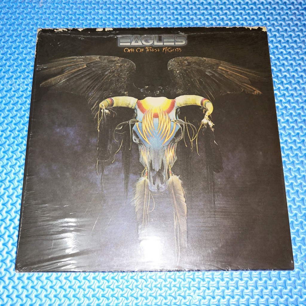 Vinyl LP Eagles - One Of These Nights [1975] Piring Hitam 黑胶机片