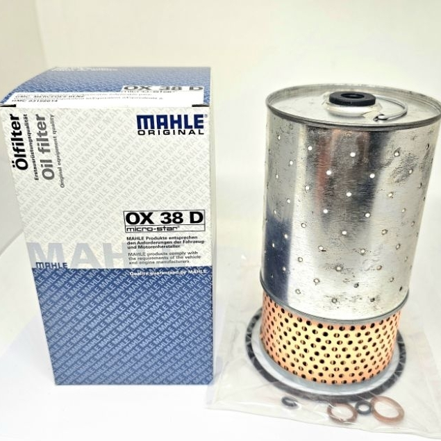 กรองน้ํามันเครื่อง Mercedes W124 W201 200D 250D Mahle OX38D