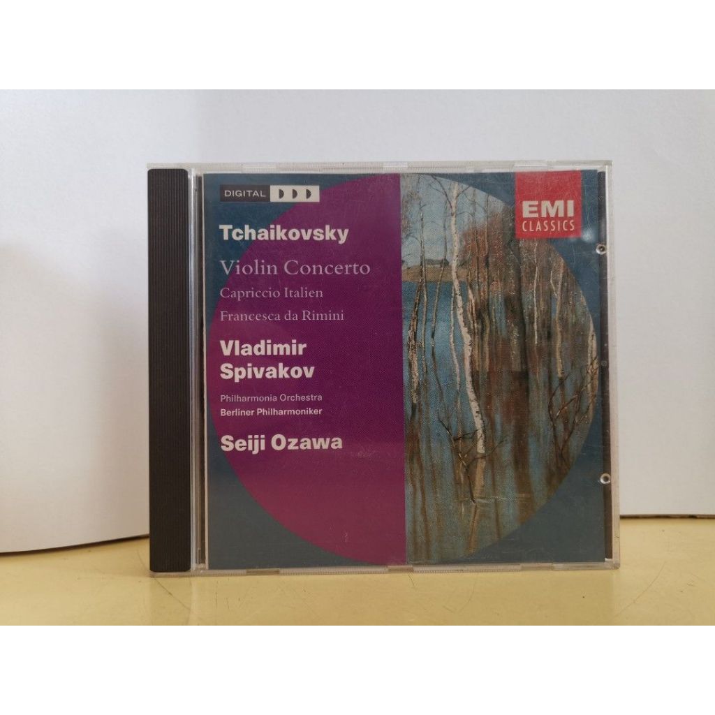 (CD) TCHAIKOVSKY : VIOLINKONZERT ua. SPIVAKOV-OZAWA ไวโอลินคอนเสิร์ต