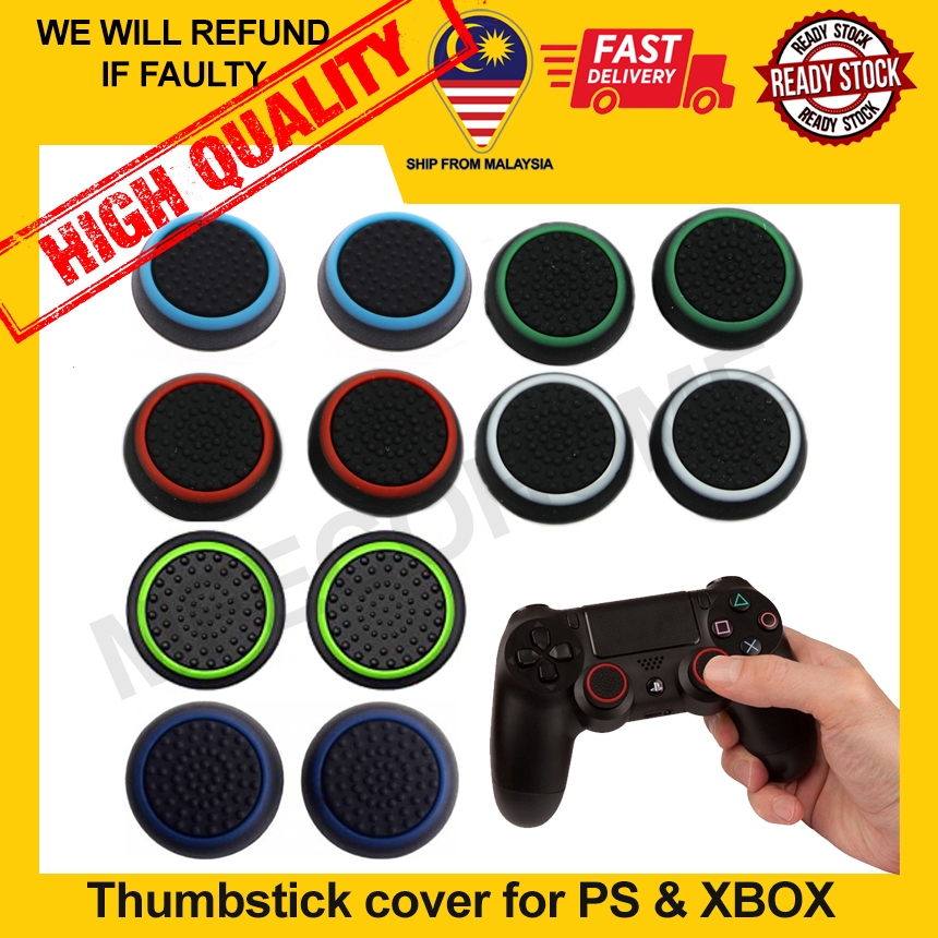 PS5 PS4 PS3 XBOX ONE XBOX 360 XBOX Series Controller Thumbgrip ฝาครอบอะนาล็อกจับยางจุด