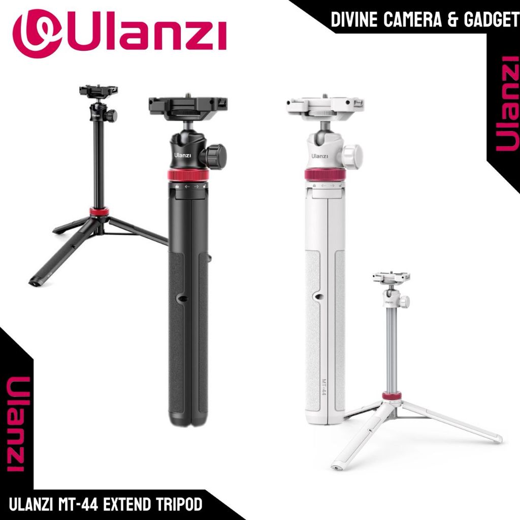 Ulanzi MT-44 ขาตั้งกล้องขยายได้สําหรับกล้องโทรศัพท์ Vlog ขาตั้งกล้องรองเท้าเย็นที่วางโทรศัพท์