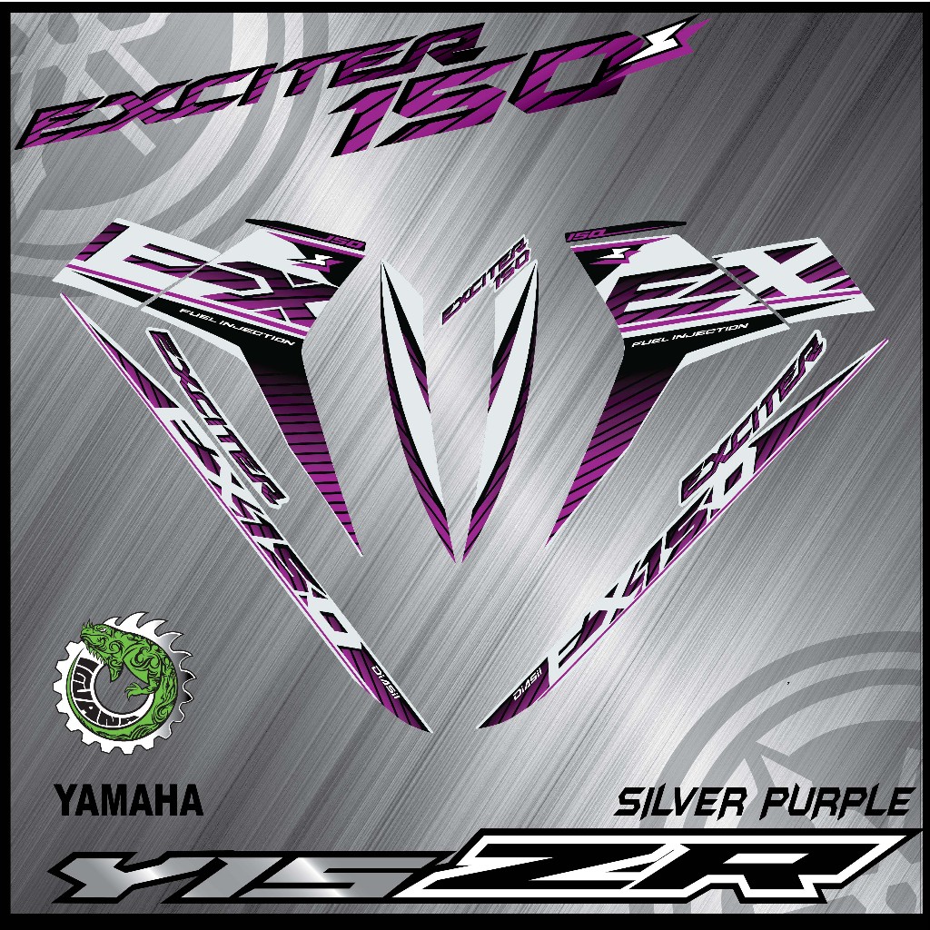 STRIPE MOTOR Yamaha Y15ZR EXCITER CUSTOM (3) สติ๊กเกอร์ร่างกายลายแบบกําหนดเอง