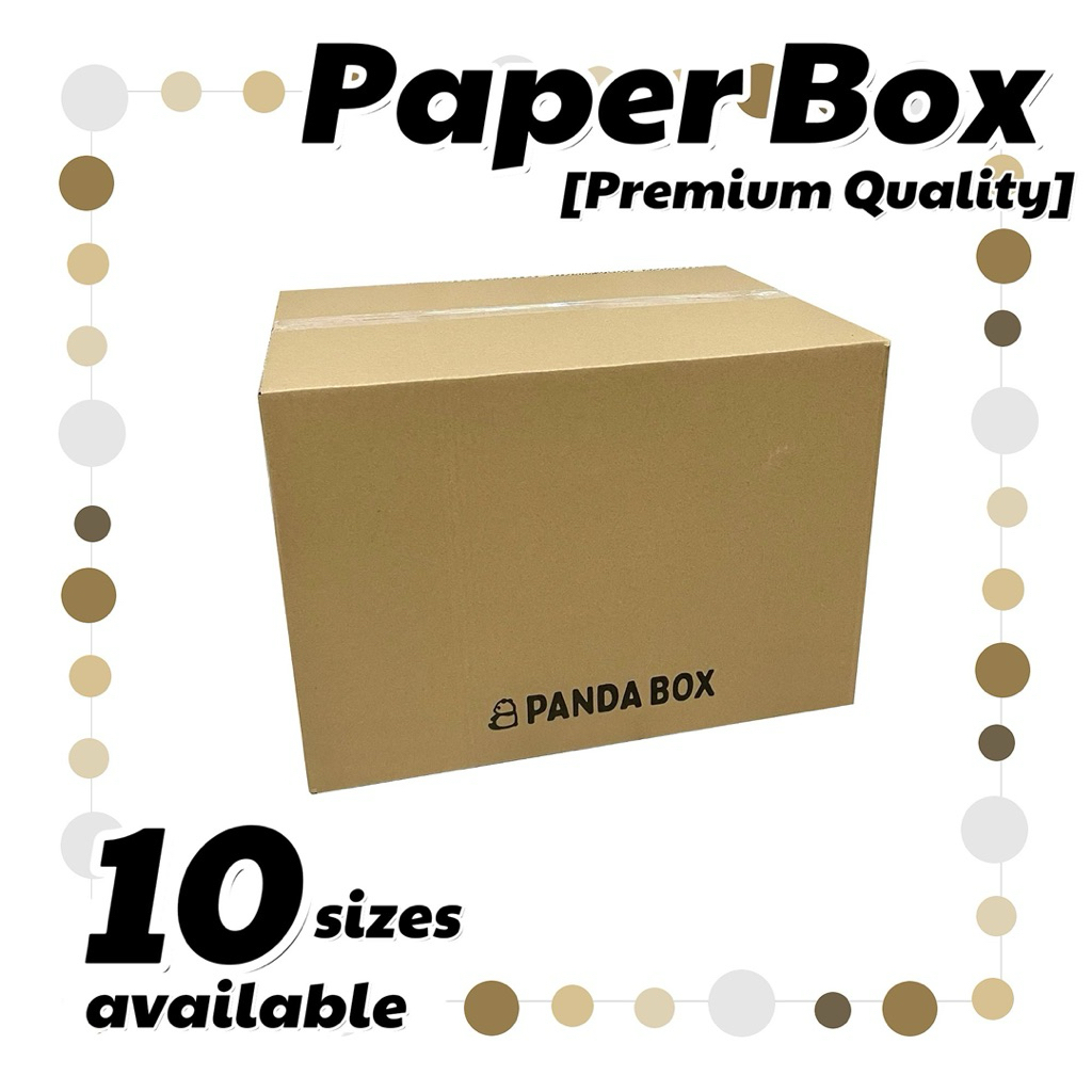 Panda Box Heavy-Duty Kraft Carton Box 3 ชั้น Moving, Shipping