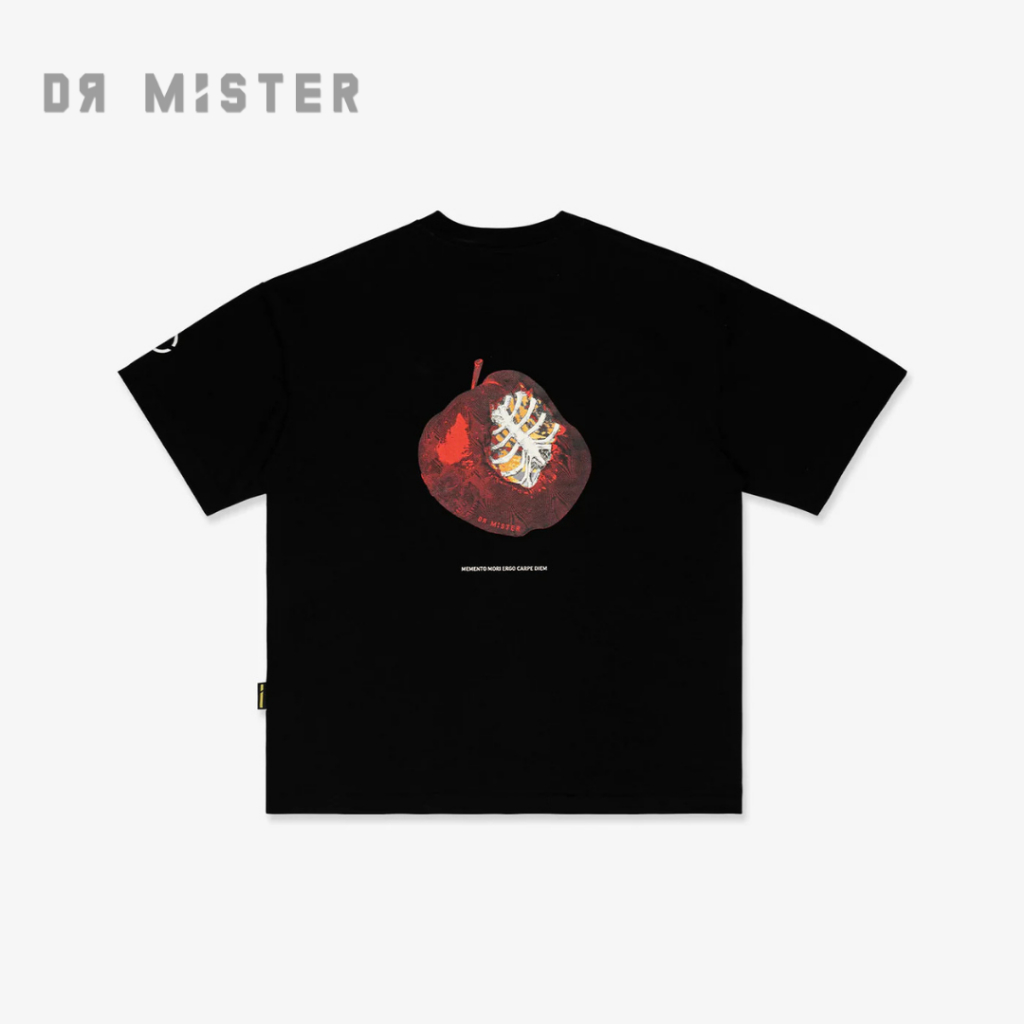 DR MISTER "Rewind" Memento Mori Tee - สีดํา
