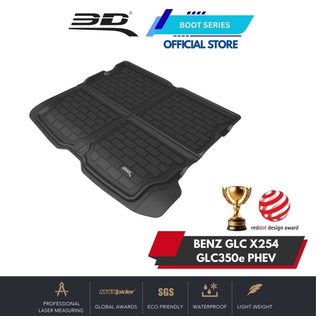 3D BOOT Liner Mercedes Benz GLC X254 GLC350e PHEV (2024 - ปัจจุบัน)