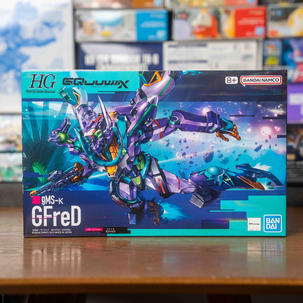 HG 1/144 GQuuux GFred กันดั้มโมเดล