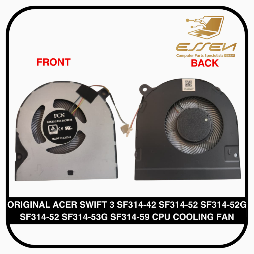 ACER SWIFT 3 SF314-42 SF314-52 SF314-52G SF314-52 SF314-53G SF314-59 CPU แล็ปท็อปพัดลมระบายความร้อน