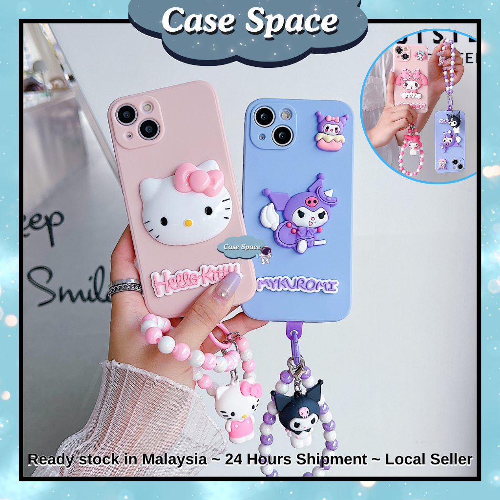 Vivo Y17s Y19s Y21T Y22s Y27 Y27s Y33s Y33T Y35 Y36 Y78 Y100 T1x s melody การ์ตูน kuromi kitty 3D ch