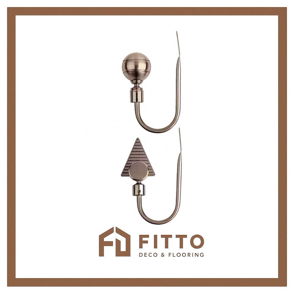 [FITTO] J22 ARTISTIC CURTAIN HOOK 22 - (HOLD BACK SERIES)