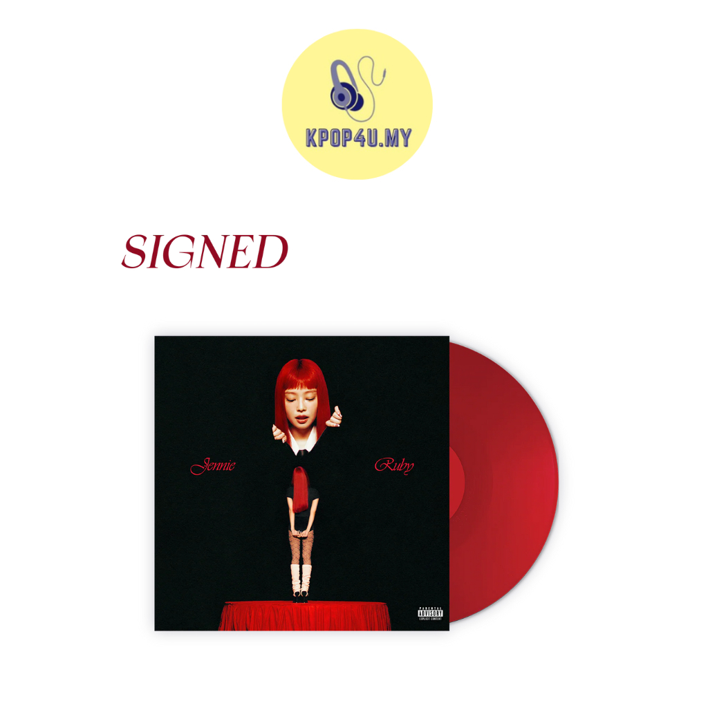 (SIGNED) JENNIE - RUBY VINYL D2C EXCLUSIVE LP BLACKPINK