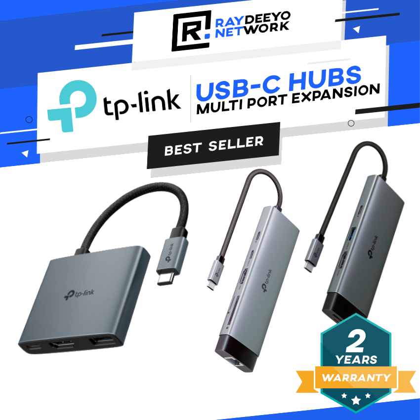 TP-LINK UH3020C / UH5020C / UH6120C / UH7020C / UH7021C / UH9120C ฮับขยายหลายพอร์ตความเร็วสูง USB-C