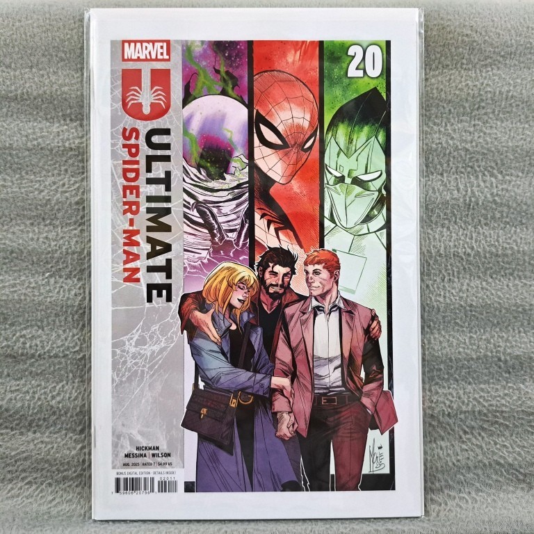 Ultimate Spider-Man 20 (2024 Marvel Comics) Jonathan Hickman, David Messina (ULTITYPIDEY)