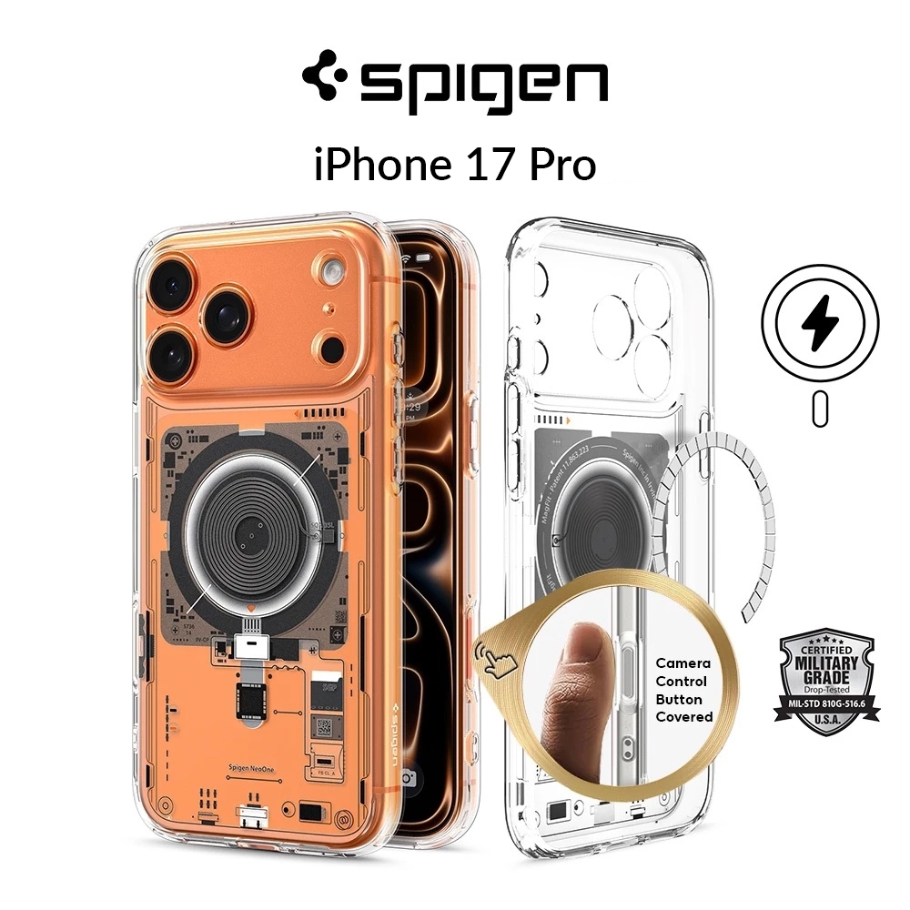 Spigen เคส iPhone 17 Pro 6.3" Ultra Hybrid Neo One MagFit เคสโทรศัพท์แม่เหล็ก iPhone 17 Pro Cover