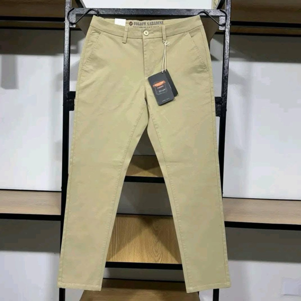 Seluar slack lelaki ผ้าคอตตอน kapain ใส่สบาย