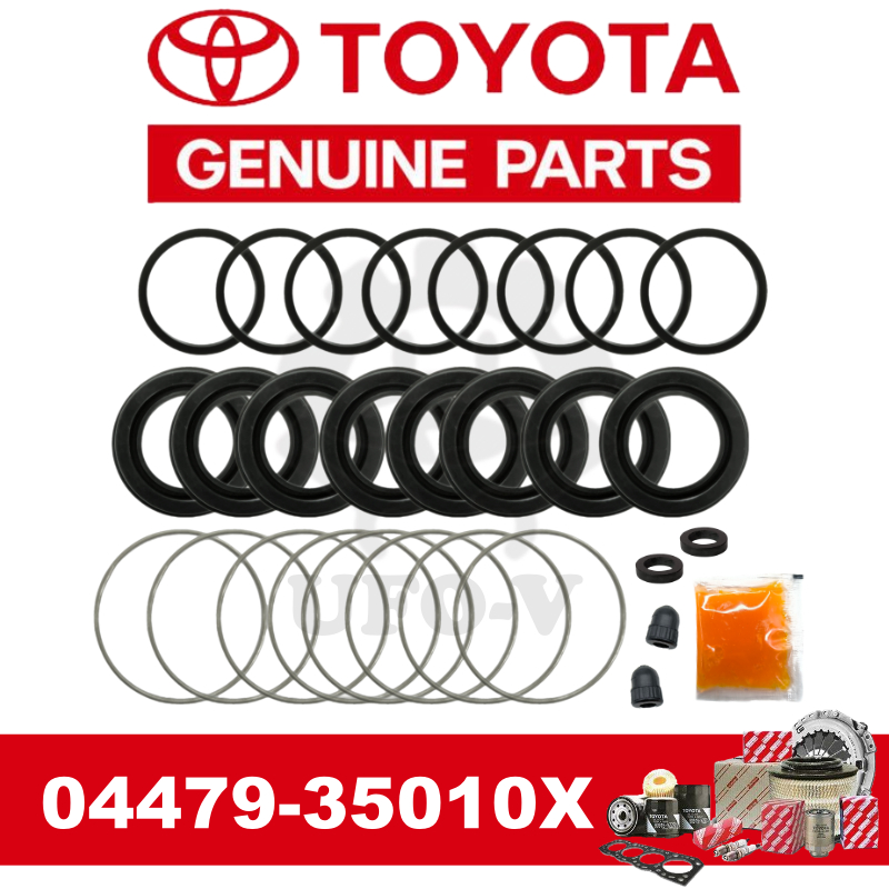 (FRONT) ชุดซ่อมดิสก์เบรกสําหรับ Toyota Hilux Vigo KUN25, Land Cruiser LJ77/ LJ79, Prado KZJ71