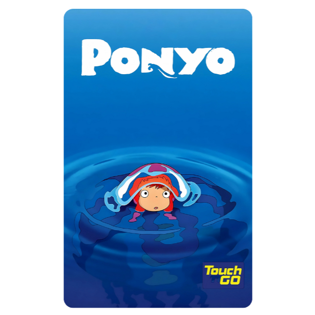 Studio Ghibli - Glossy Finish Sticker For Touch n Go Card Sticker (ลามิเนตคุณภาพสูง)