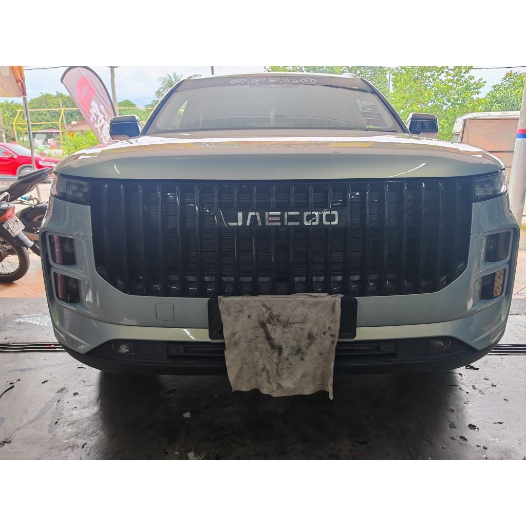 Jaecoo j7 Grill สติ๊กเกอร์สีดําล้วน