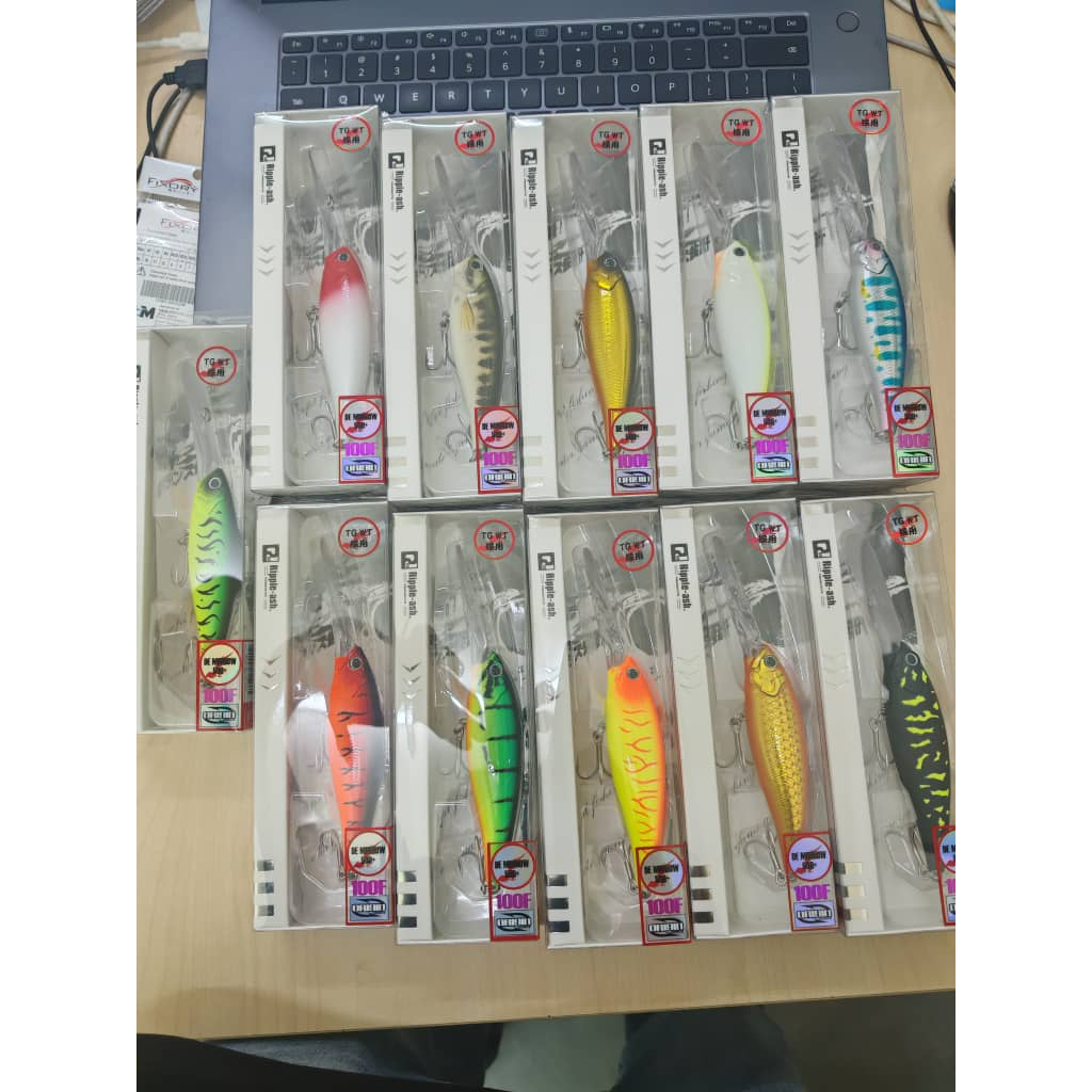 Ripple-Ash DE Minnow Crank 500+ Rattle Sound Lure 100mm / 24.3gram Floating 5m Deep Runner