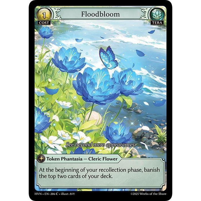 💥 Grand Archive TCG | น้ําท่วม (C) | EN-206 การ์ดเดี่ยว HVN