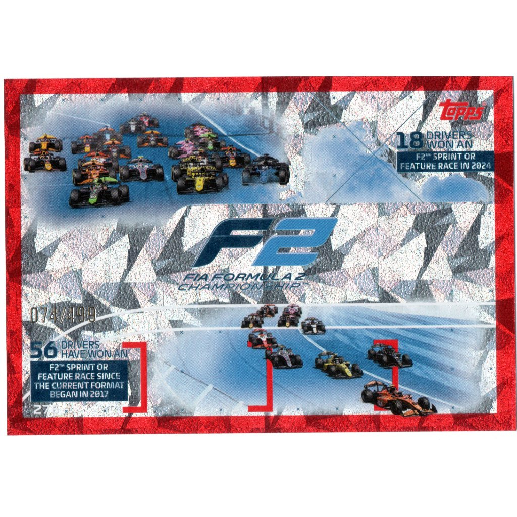 Topps F1 Turbo Attax 2025 - F2 Logo /499 Red Diamond