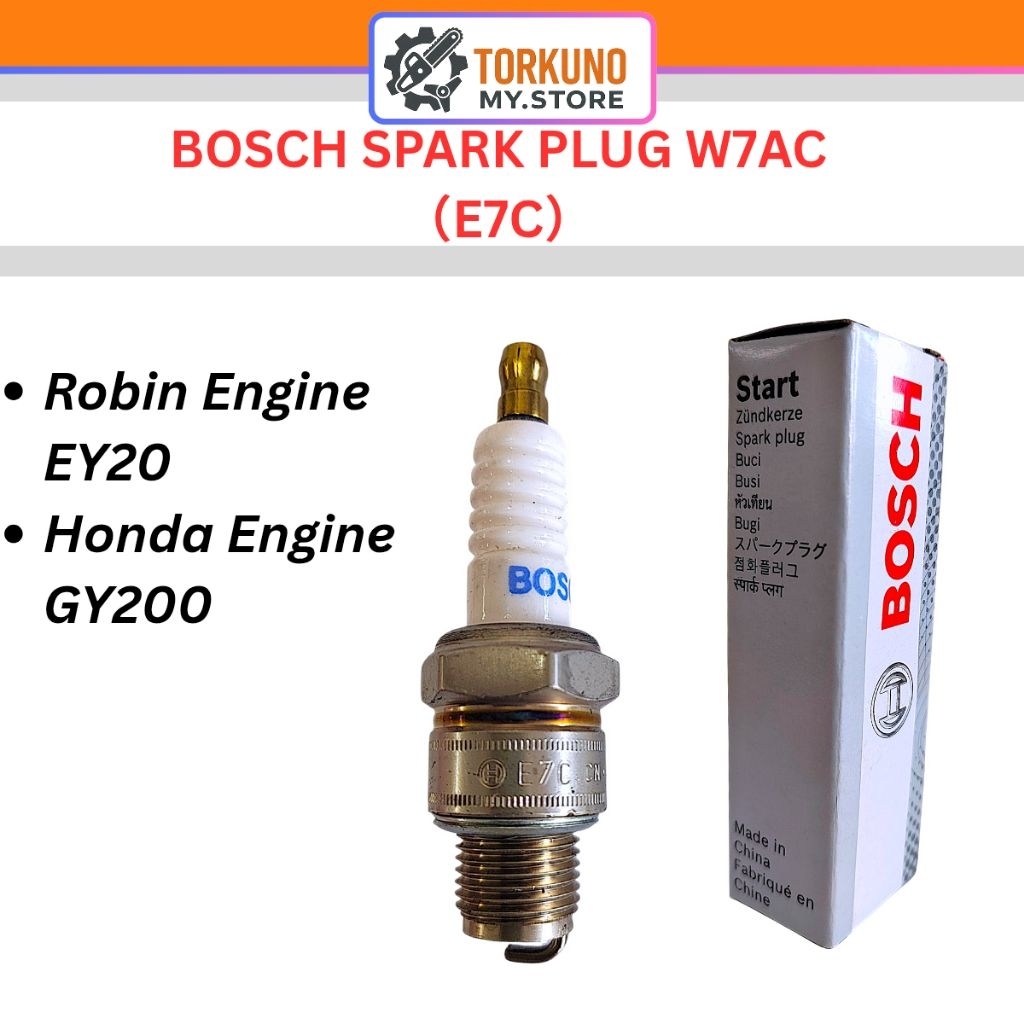 BOSCH หัวเทียน W7AC(E7C)Robin EY20 / Honda GY200