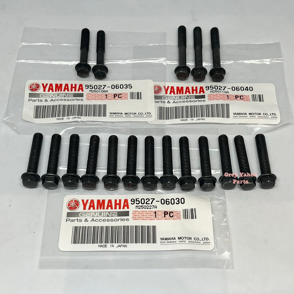Yamaha RXZ 5PV Spru Casing Cover Enjin Japan (95027-06030x13/95027-06035x2/95027-06040x3)
