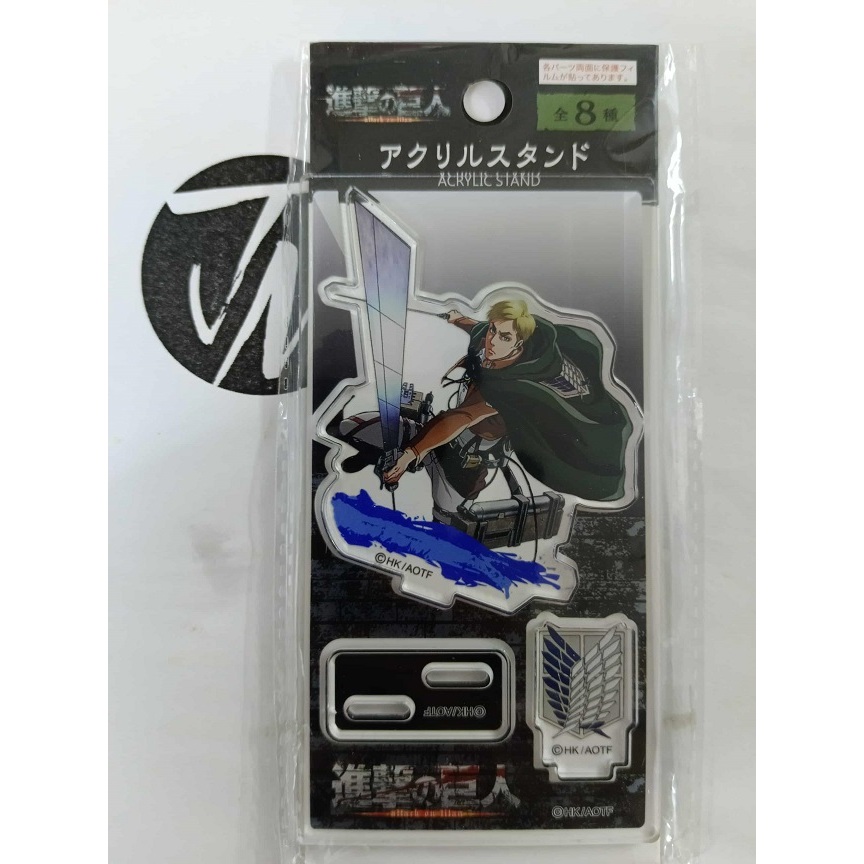 อย่างเป็นทางการ Kodansha Attack on Titan AOT Erwin Smith ขาตั้งอะคริลิค