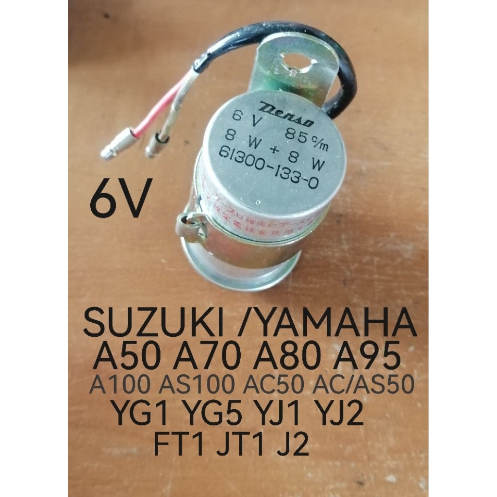 SUZUKI /YAMAHA A50 A70 A80 A95 A100 AS100 AC50 AS50 YG1 YG5 YJ1 YJ2 FT1 JT1 J2 NOS JAPAN SIGNAL FLAS