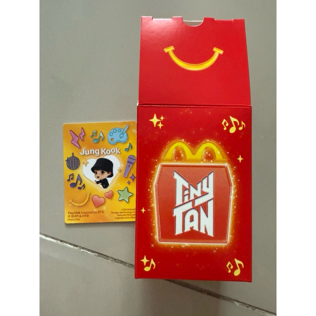 Mcdonalds 2025 BTS TinyTAN Red Encore Edition