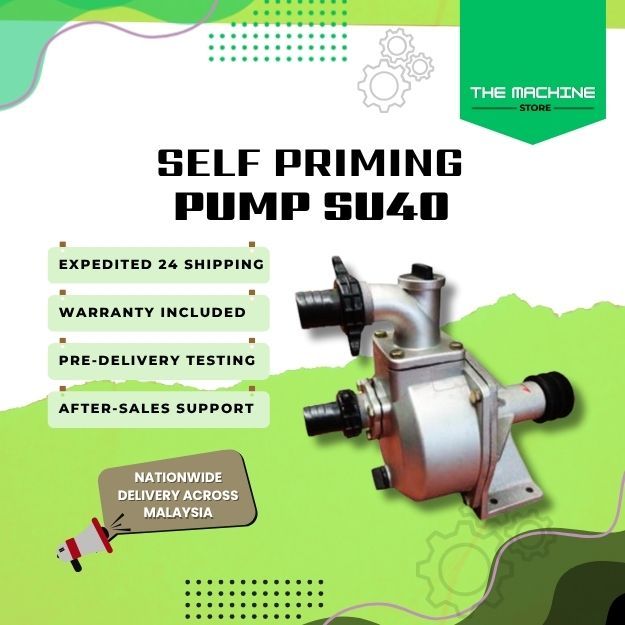 ปั๊มพริมตัวเอง SU Series PUMP SU40 SU50 SU80 1 1/2 2 3 นิ้ว ปั๊มเปลือยเท่านั้น