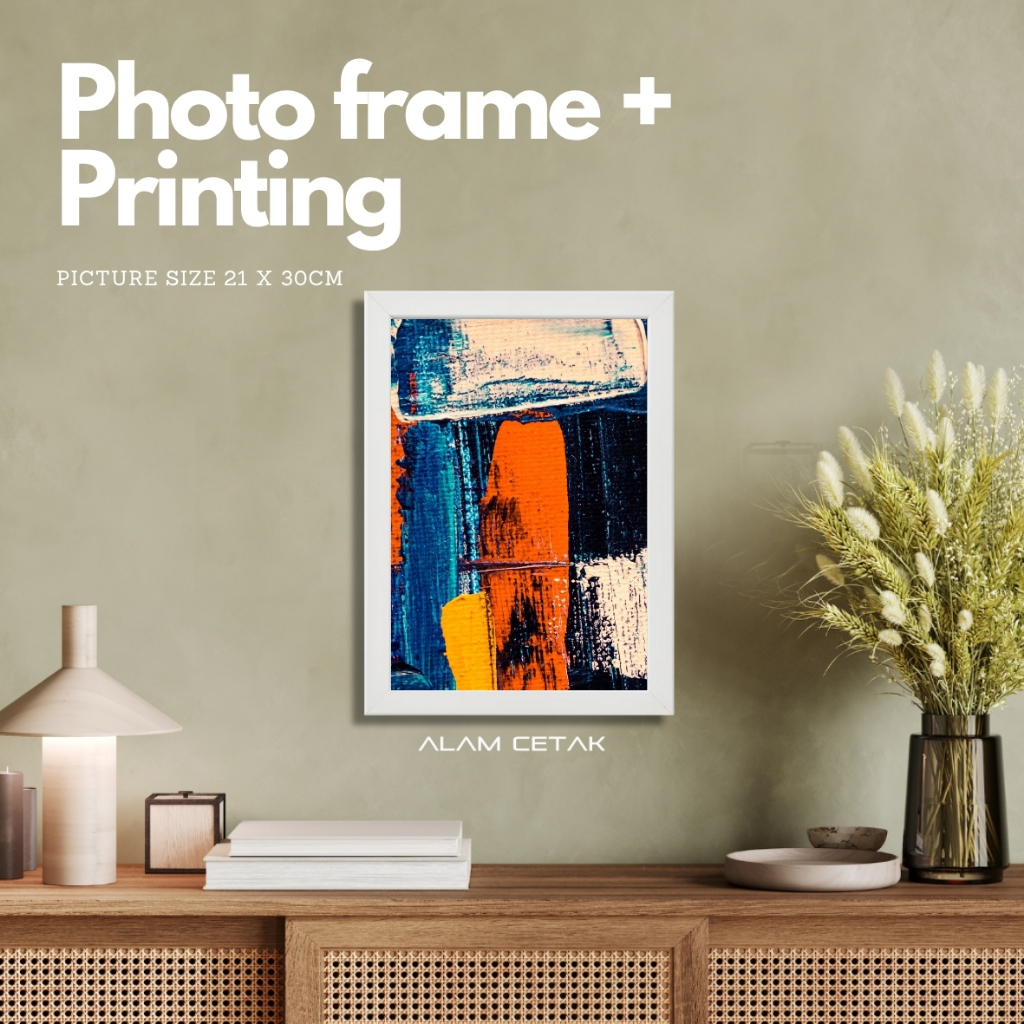 A4 / 21 x 30 ซม. Ikea Fiskbo Photo Framing พร้อมรูปภาพ Wfisk - ดีไซน์มินิมอล 47