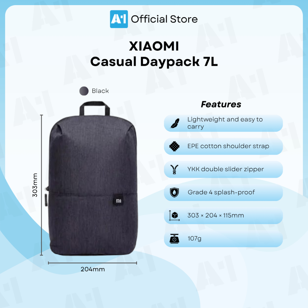 Xiaomi Beg Casual Daypack Backpack 7L/10L