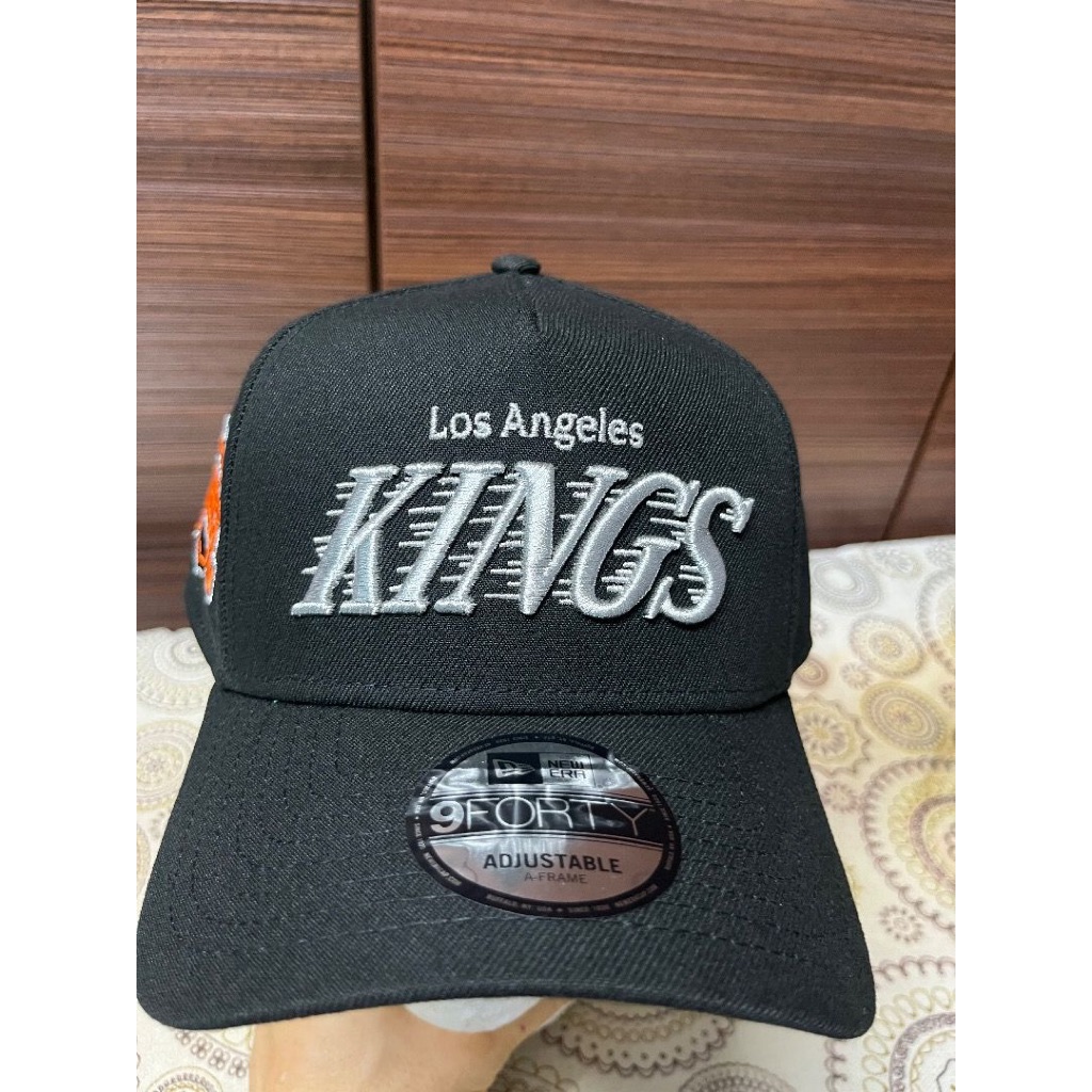 NE 9 Forty A CCC สีดํา LA Kings หมวกเบสบอล Snapback ปรับได้