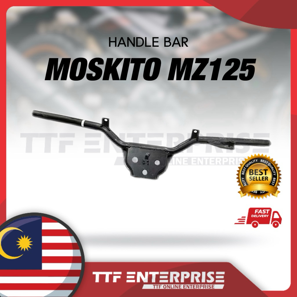 MOSKITO MZ125 HANDLE BAR (DIRT) IRON STEERING HANDLE MZ 125 MZ125