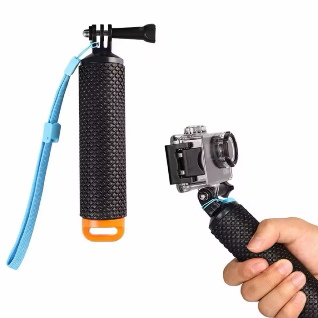 Anti Slip Floating Bobber Stick Floaty Hand Grip Monopod สําหรับ Gopro SJCAM eken akaso 4K Insta360 