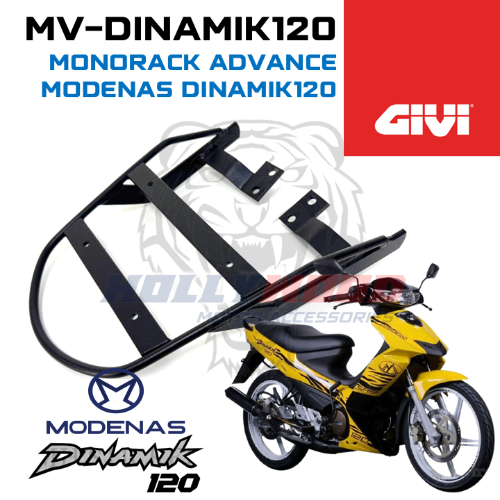 GIVI MARTRACK MODENAS DINAMIK 120 + กล่อง GIVI TANKER ABS TOP BOX