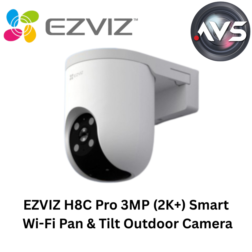 EZVIZ H8C Pro 3MP (2K+) กล้องกลางแจ้ง Wi-Fi Pan & Tilt อัจฉริยะ