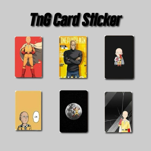( one punch man series) Touch n Go Card Sticker Cover / กันน้ําคุณภาพดี TNG CARD STICKER