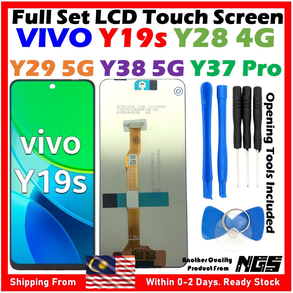 NGS ยี่ห้อชุดหน้าจอ LCD สําหรับ VIVO Y19S / VIVO Y28 4G / Y29 5G / Y38 5G / Y37 Pro