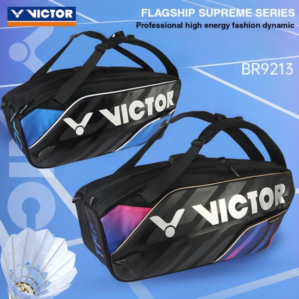Victor BR9213 กระเป๋าใส่ไม้แบดมินตันทรงสี่เหลี่ยม