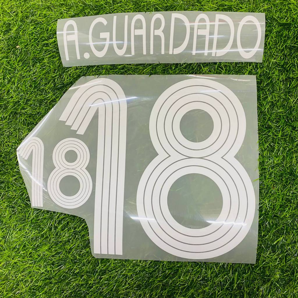 A.guardado mexico nameset + numbering + ชุดชื่อสําหรับ jersey nns
