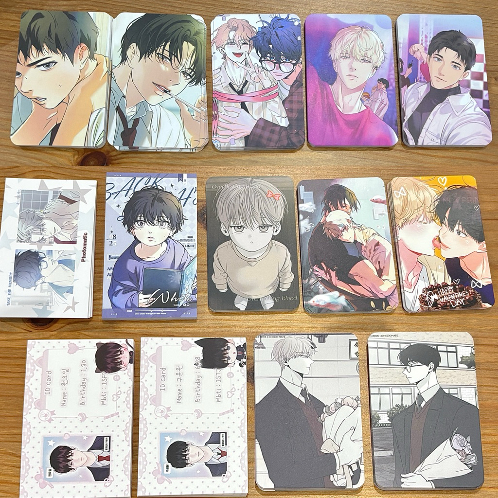 Fan Made Korean BL Manhwa Photocard Read Description หรือ DM