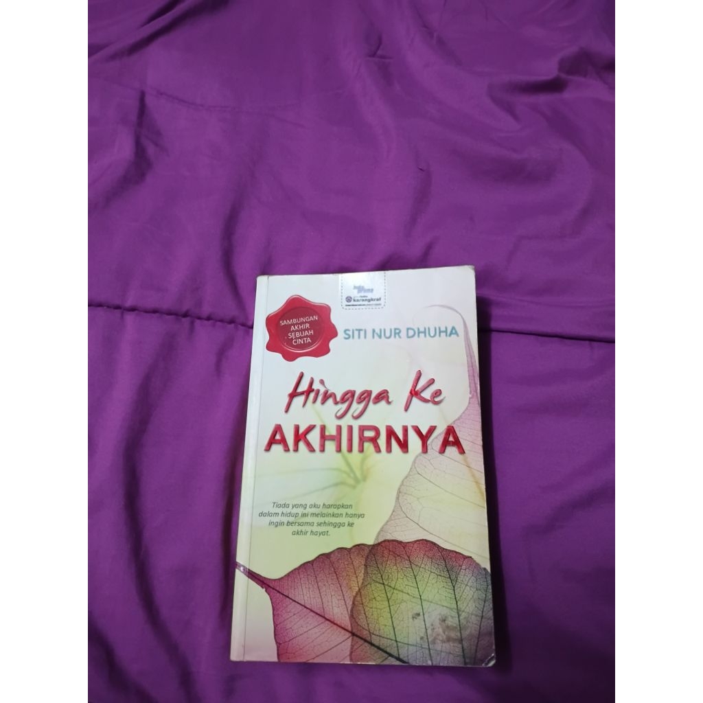 [ Preloved ] ถึงปลาย โดย Siti Nur Dhuha