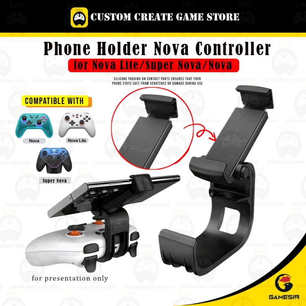 GameSir Nova Lite ที่วางโทรศัพท์ Nova Controller โทรศัพท์มือถือคลิปขาตั้งขายึดสําหรับ Gamesir Nova L