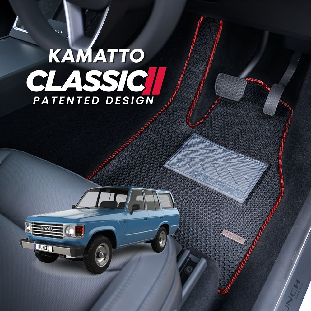 Kamatto Classic Toyota Land Cruiser J60 1980 - 1990 พรมปูพื้นและพรมรถยนต์